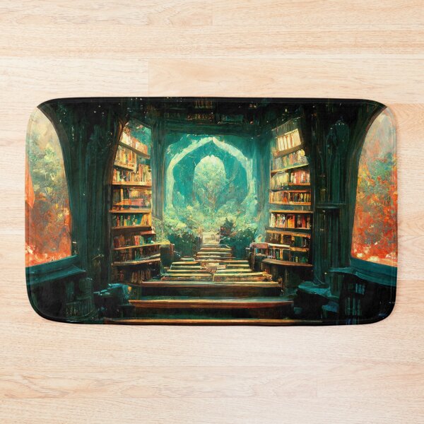 Item preview, Scribe's Santuary - Fantasy Library designed and sold by ArkMinted.