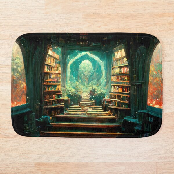Item preview, Santuario de Scribe - Biblioteca de fantasía designed and sold by ArkMinted.