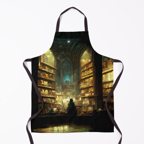 Item preview, Script Shelter - Fantasy Library designed and sold by ArkMinted.