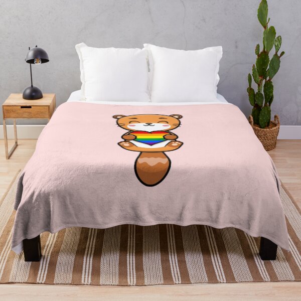 Item preview, Otter with Rainbow Pride Flag Heart designed and sold by everything4eva.