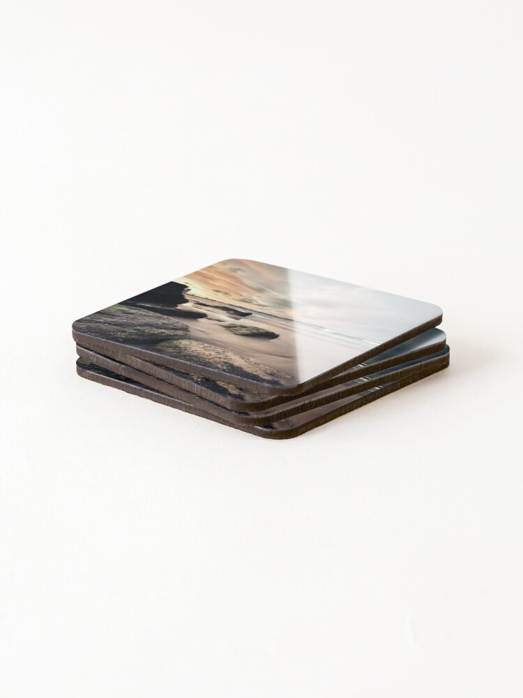 Thumbnail 4 of 5, Coasters (Set of 4), Snapper Rocks Sunser designed and sold by goodieg.