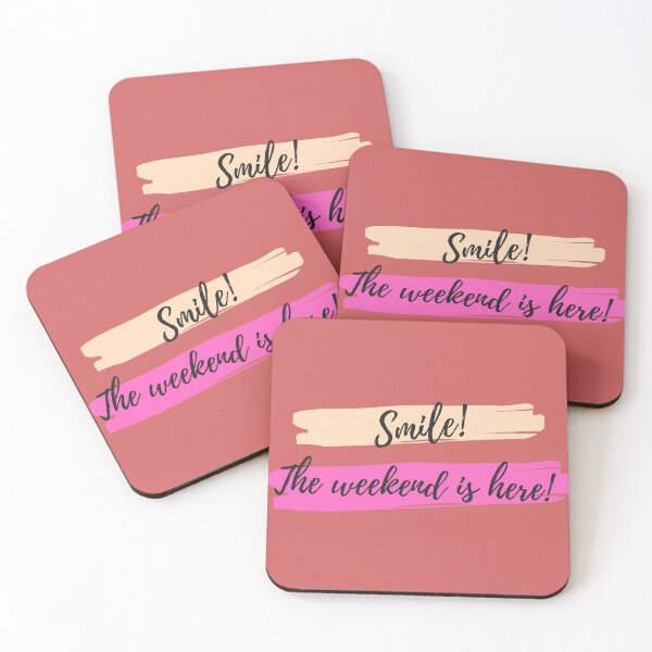 Item preview, Smile Weekend is here designed and sold by miomercado.