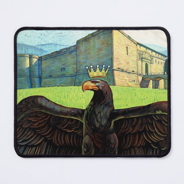 Item preview, L' AQUILA DEGLI ABRUZZI Eagle 1934 ENIT ITALY Vintage Travel Poster designed and sold by retroposters.