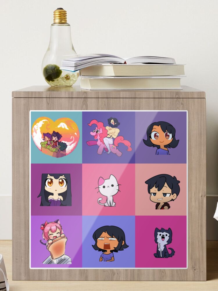 Aphmau Collection Mosaik Aaron, Zane, Kawaii Chan Lunch Tote