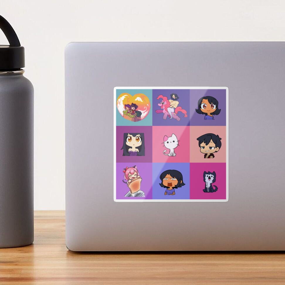 Aphmau Collection Mosaik Aaron, Zane, Kawaii Chan Lunch Tote