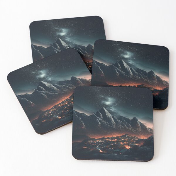 Item preview, Rustic City in the Mountains designed and sold by D3monic.