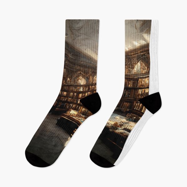 Item preview, Reading Room - Fantasy Library designed and sold by ArkMinted.
