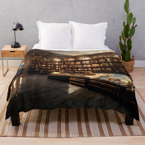 Item preview, Reading Room - Fantasy Library designed and sold by ArkMinted.