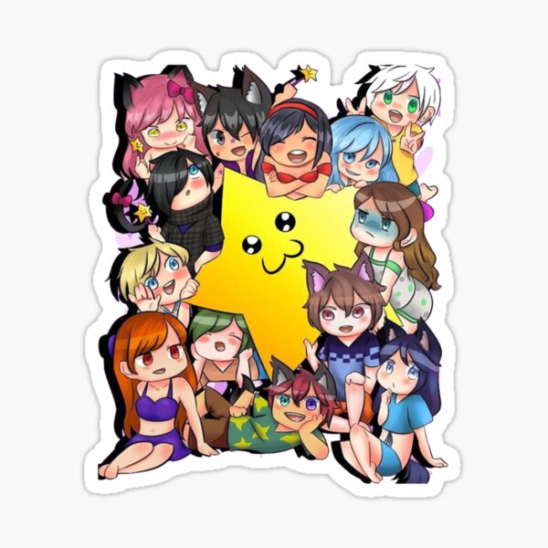aphmau kawaiicgsm01zwax_62 Sticker