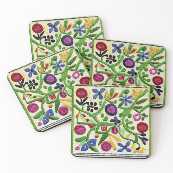 Item preview, Wildflower Field Embroidery Pattern, Aina designed and sold by Magia Design.