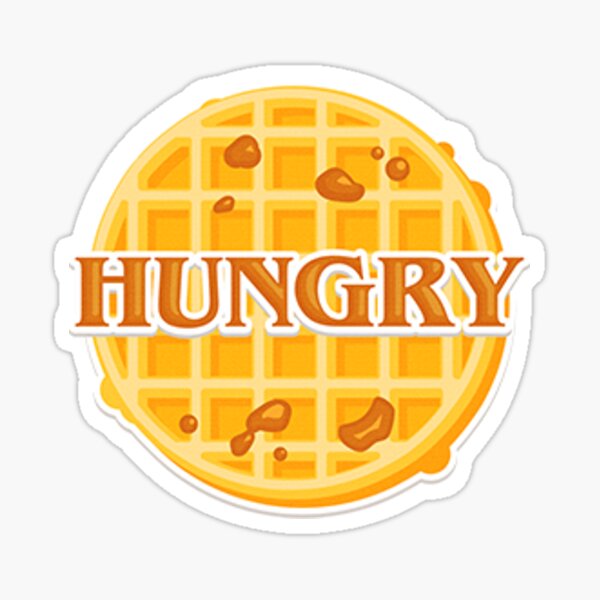 Eggo Waffle Hungry Stranger Things By Krizi Redbubble