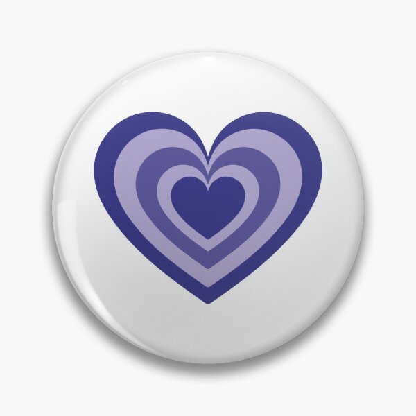 Item preview, blue and violet heart. designed and sold by rawlex.