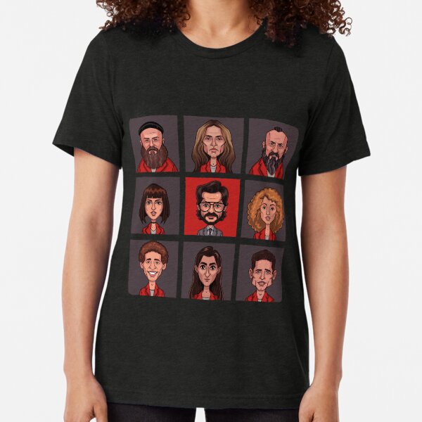 Item preview, Money Heist Lineup designed and sold by Inkt  Design.