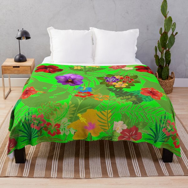 Item preview, Hawaii and colorful tropical flowers designed and sold by Bela Ambrus.