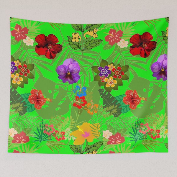Item preview, Hawaii and colorful tropical flowers designed and sold by Bela Ambrus.