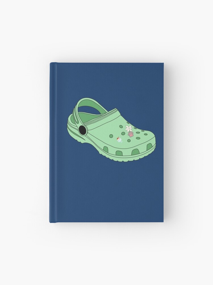 Green Croc with Jibbitz | Hardcover Journal