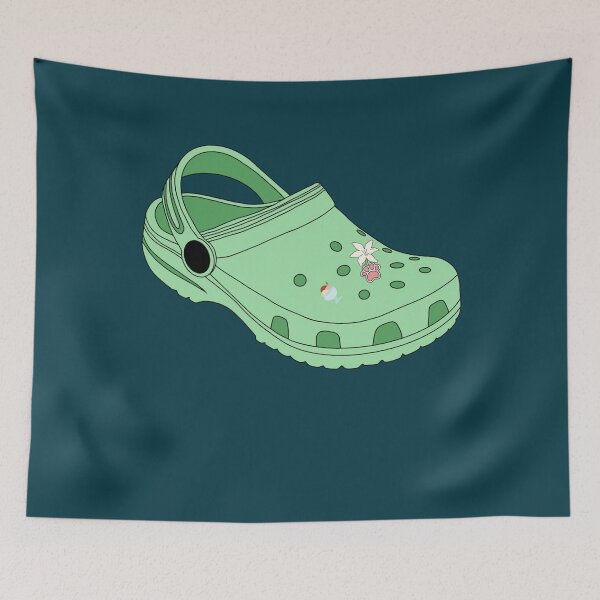 Item preview, Green Croc with Jibbitz  designed and sold by Patriciaswayze.