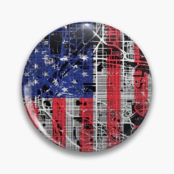 Item preview, Denver Colorado CO city map with US flag black and white designed and sold by gifts-ideas.