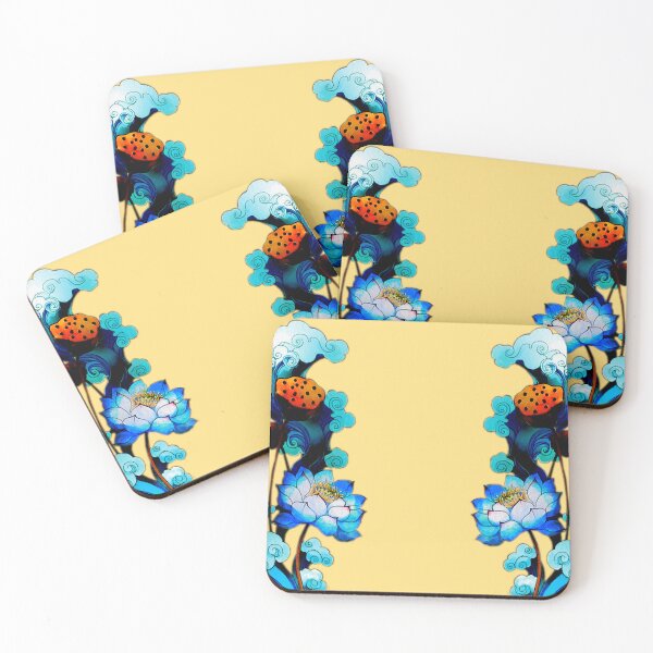 Item preview, Blue Floral Sea Ocean Lake Wave Frame Border designed and sold by ChristinasMess.