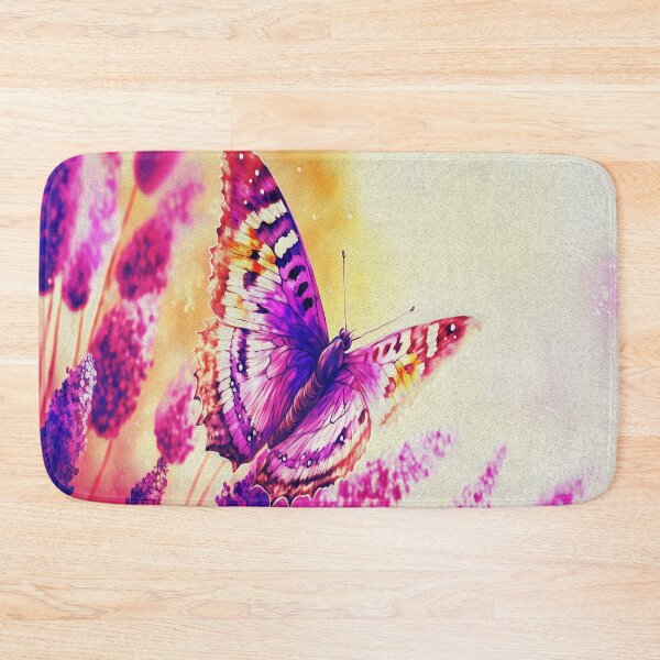 Item preview, Natural Spring Landscape with a Beautiful Butterfly on Flowers designed and sold by Trendy Valley .