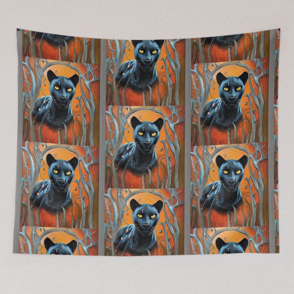 Item preview, African  black panther designed and sold by bogfl.