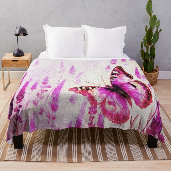 Item preview, Oil Painting of a Natural Spring Landscape with a Beautiful Butterfly on Flowers designed and sold by Trendy Valley .