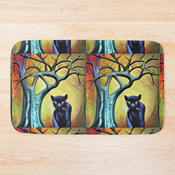Item preview, black panther and tree designed and sold by bogfl.