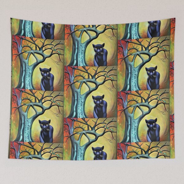 Item preview, black panther and tree designed and sold by bogfl.
