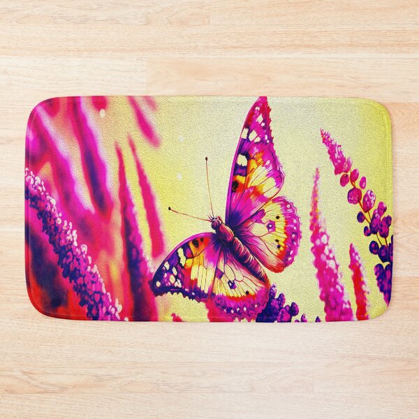 Item preview, Beautiful Butterfly on Flowers in a Vibrant Natural Spring Landscape designed and sold by Trendy Valley .