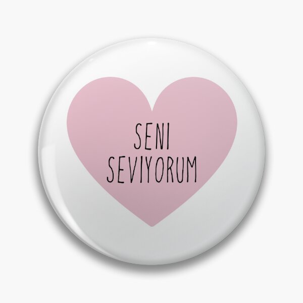 Item preview, pink seni seviyorum. designed and sold by rawlex.