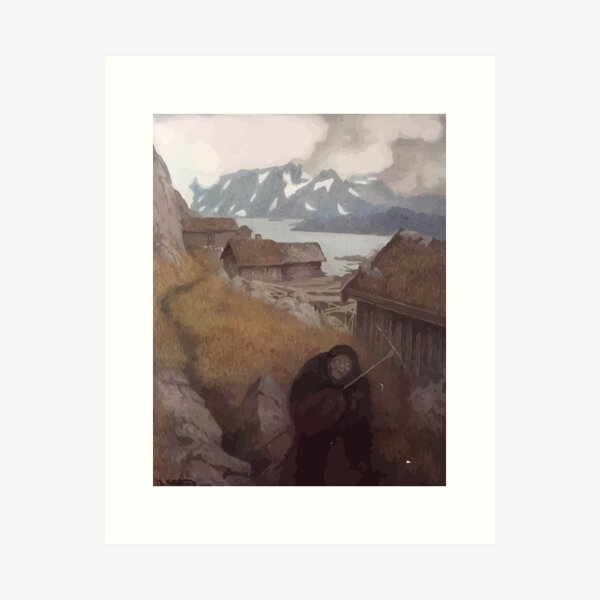Item preview, Theodor Kittelsen Mor der kommer en kjerring designed and sold by wetdryvac.