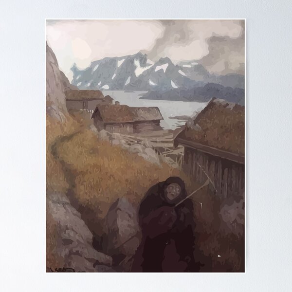 Item preview, Theodor Kittelsen Mor der kommer en kjerring designed and sold by wetdryvac.