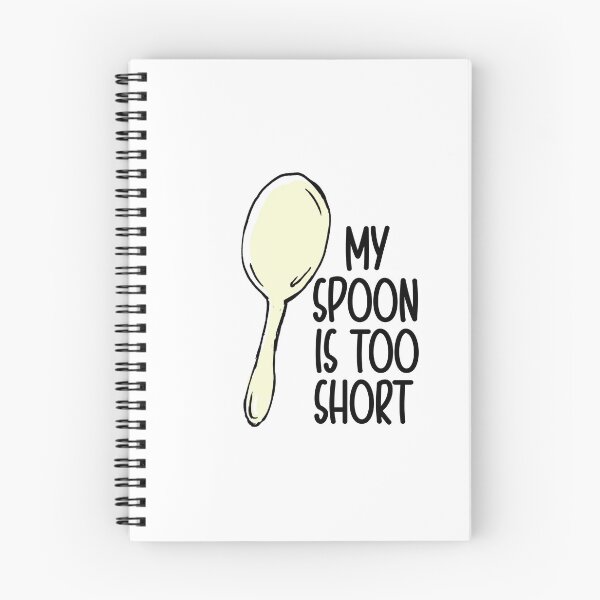 Item preview, My Spoon Is Too Short rejected cartoon  designed and sold by BoldPencil.