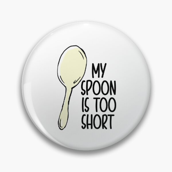 Item preview, My Spoon Is Too Short rejected cartoon  designed and sold by BoldPencil.