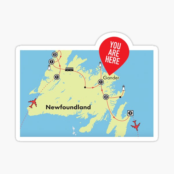 Come From Away You Are Here Sticker