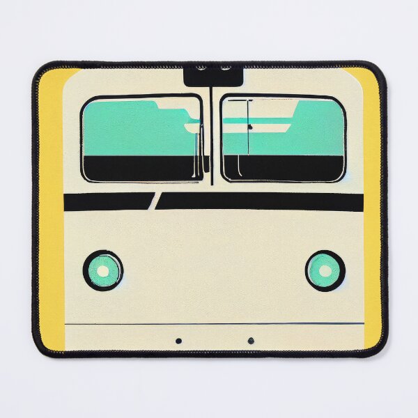 Item preview, Berliner U-Bahn Yellow Train Mid-Century Modern Boho designed and sold by PinkNomad.