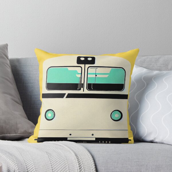Item preview, Berliner U-Bahn Yellow Train Mid-Century Modern Boho designed and sold by PinkNomad.