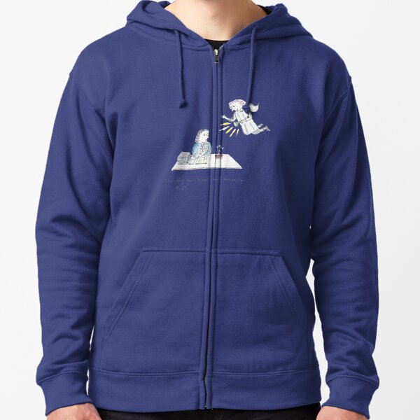Earthly Knowledge and Heavenly Light Zipped Hoodie