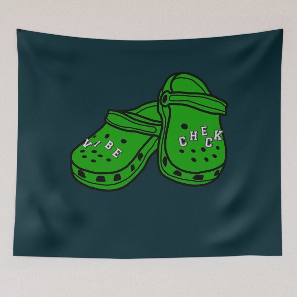 Item preview, Dark Green Vibe Check Crocs  designed and sold by HenryRichar.