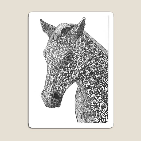 Fancy Horse Magnet