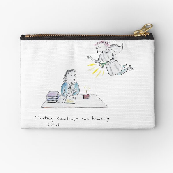Earthly Knowledge and Heavenly Light Zipper Pouch