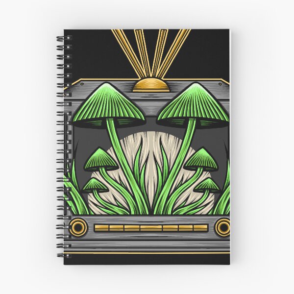 Item preview, Mushroom on TV Illustration designed and sold by WODEXZ.