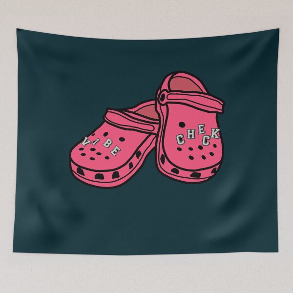 Item preview, Hot Pink Vibe Check Crocs  designed and sold by HenryRichar.