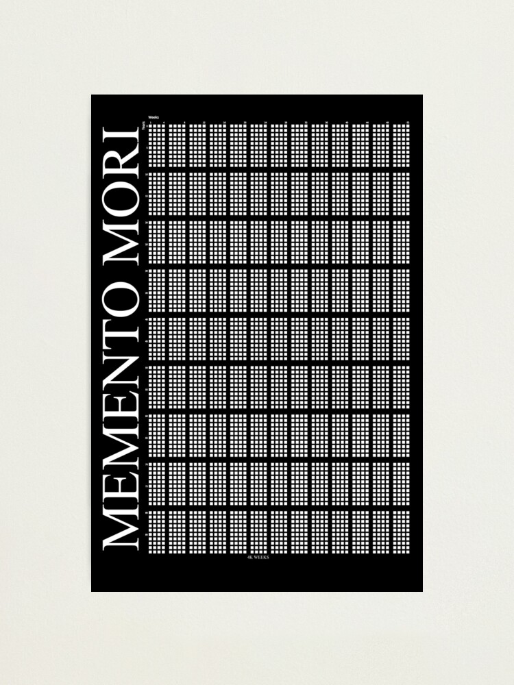 new-design-memento-mori-left-side-with-no-signature-black-background-life-calendar-photographic-print-for-sale-by-mylecm-redbubble