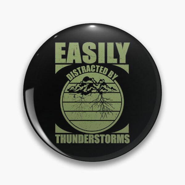 Item preview, Easily distracted funny meteorology humor for storm spotters designed and sold by StrongShirts.