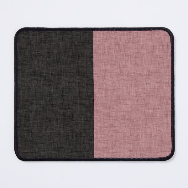 Item preview, His and Hers Black Pink Split Faux Linen designed and sold by KaitlinPeppers.