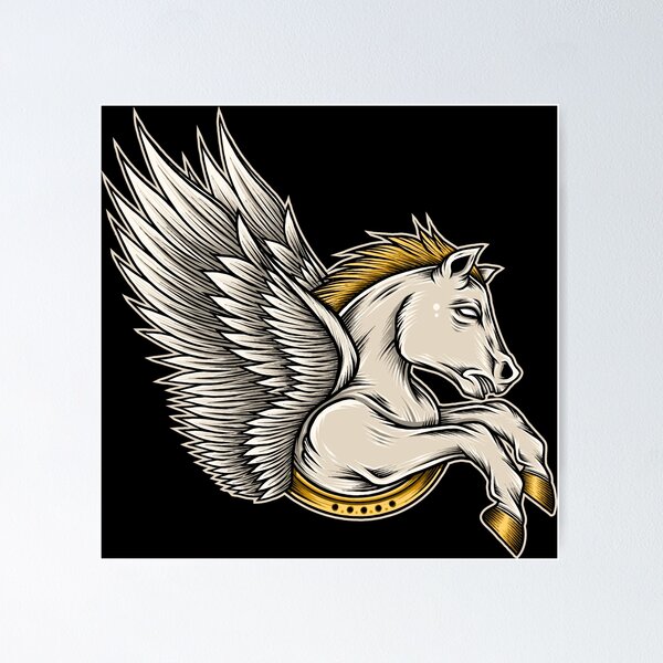 Item preview, Pegasus Illustration designed and sold by WODEXZ.