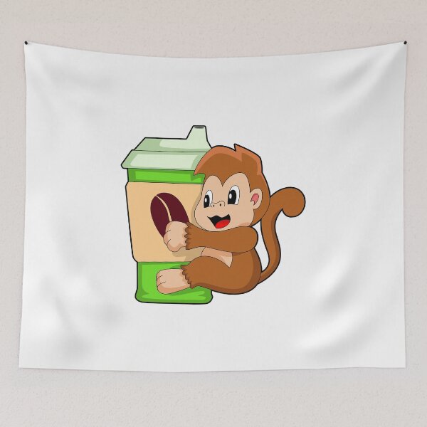 Item preview, Monkey Coffee Mug designed and sold by Snabdesign84.