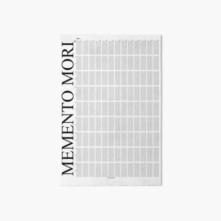 NEW Design Memento Mori left side with signature White Background - Life  Calendar 