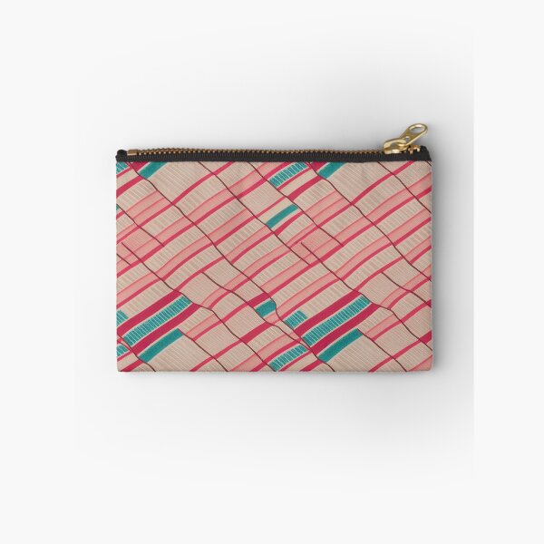 Aperçu de l'œuvre Motif entrecroisé de style japonais pêche et sarcelle créée et vendue par PurpleMoss.